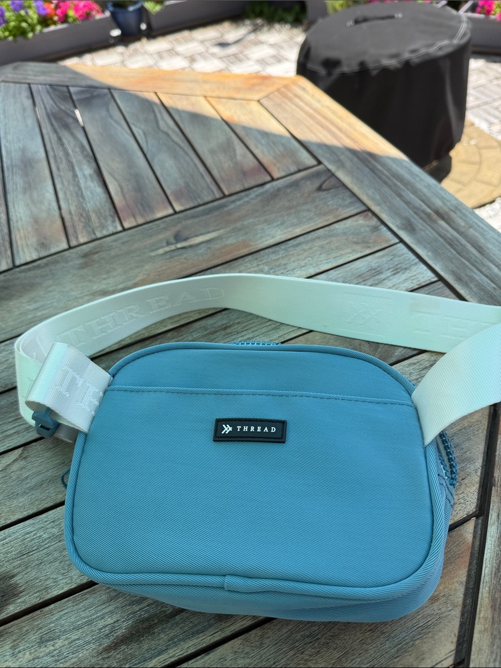 THREAD Blue Crossbody Belt Bag
